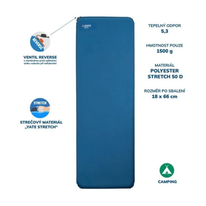 Samonafukovacia karimatka YATE Comfort 5